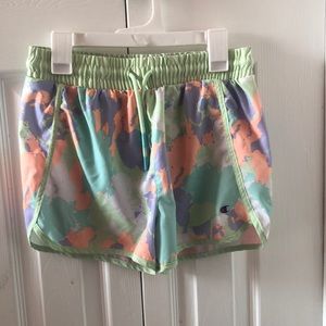 Multicolored Champion shorts